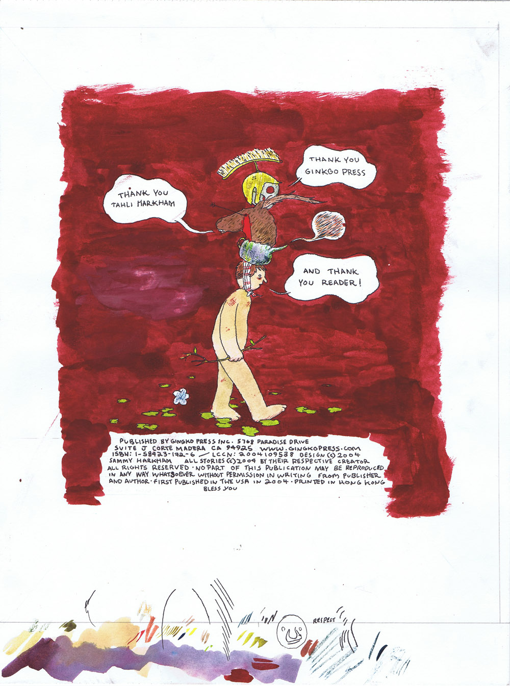 Kramer's Ergot indicia page painting