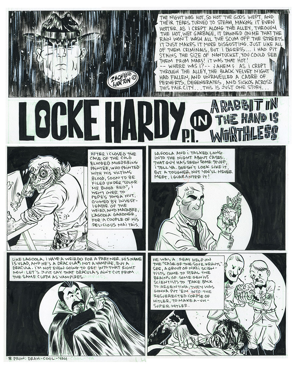 Locke Hardy, P.I.: A Rabbit in the Hand is Worthless - page 1