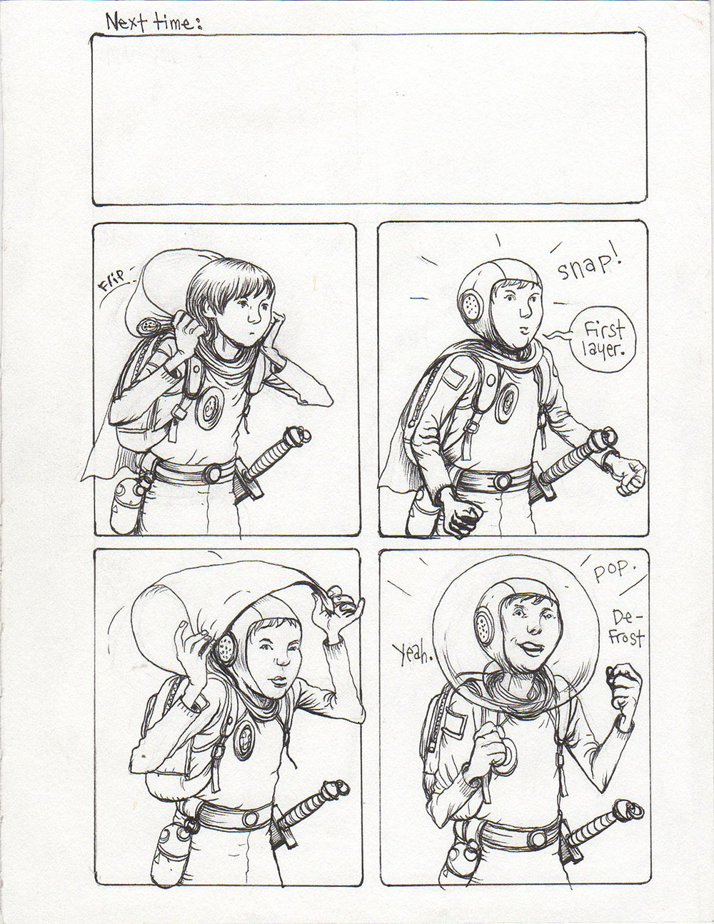 Proxima Centauri #2 - page 13 panels 4, 5, 6 & 7