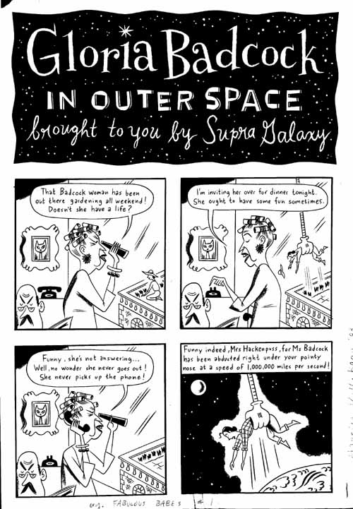 Gloria Badcock in Outter Space