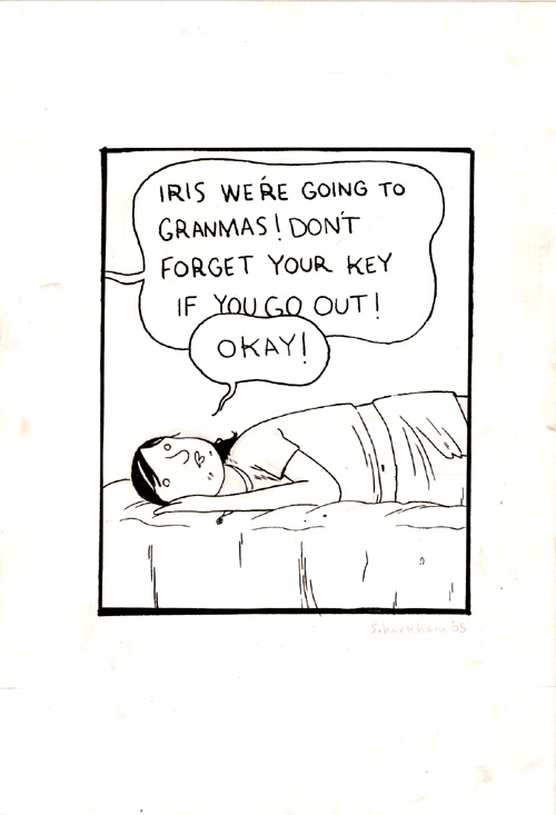 Somersaulting pg 41, panel 3 We're going to Grandma's