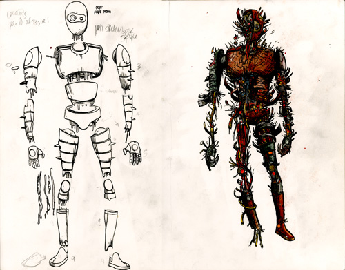 Omega: The Unknown - Robot Design Omega: The Unknown - Robot Design