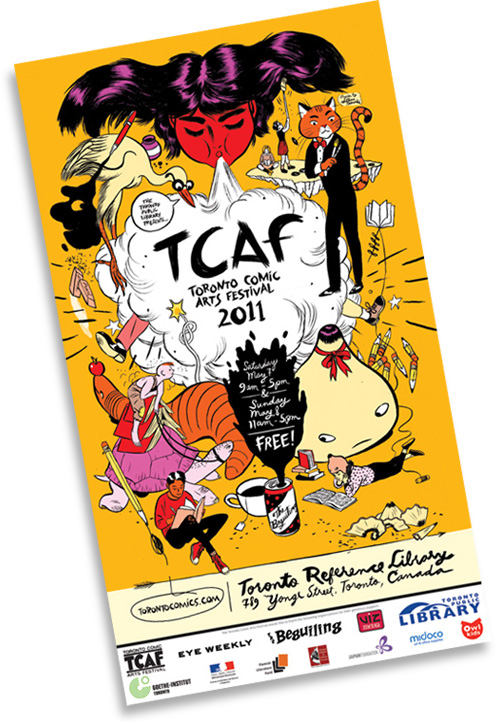 TCAF 2011 Poster (Jillian Tamaki)