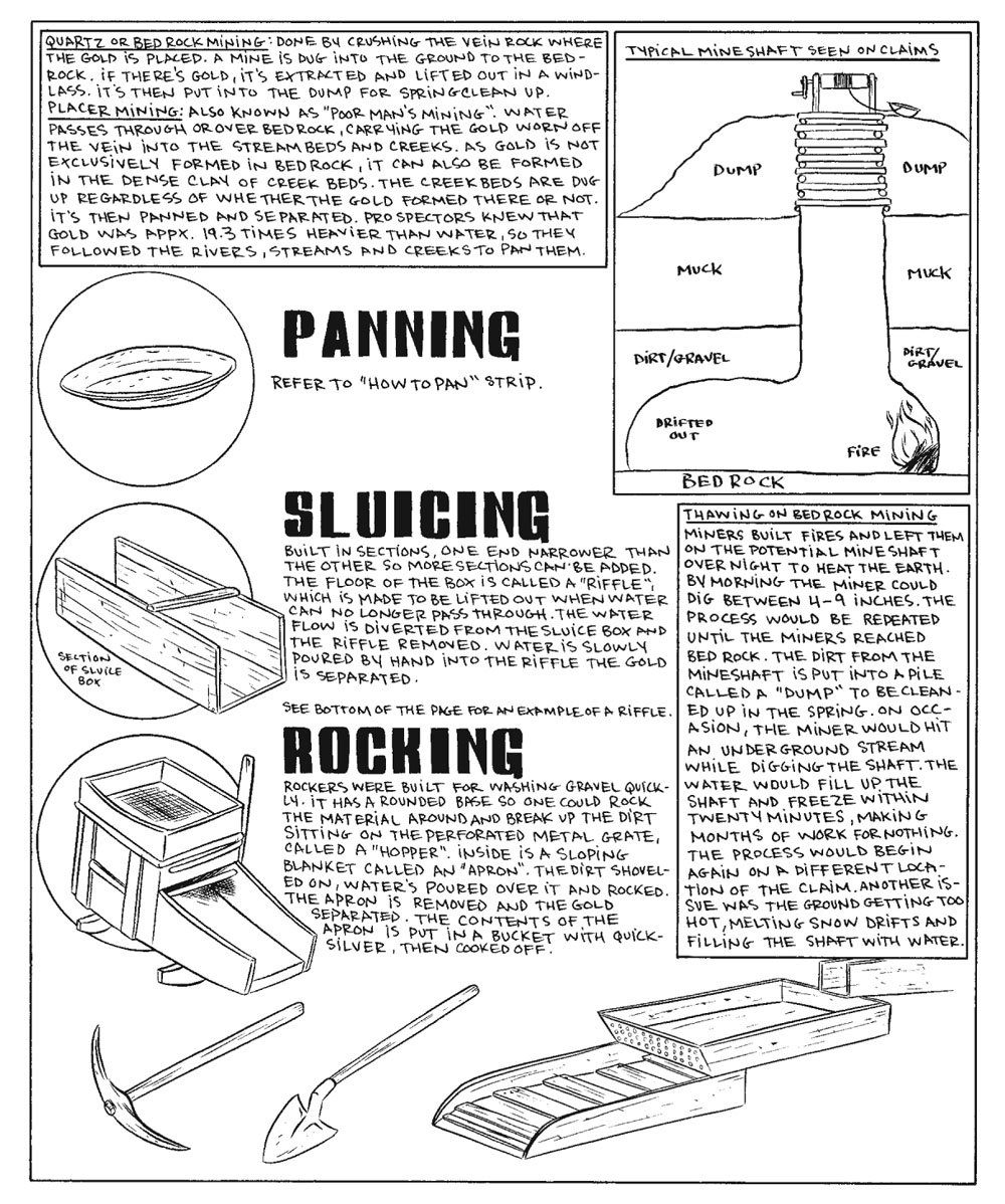 The Klondike page 329 - Panning, sluicing & rocking