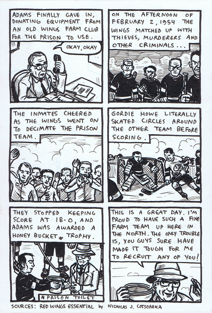 Old Timey Hockey Tales - The Prison Game - page 2
