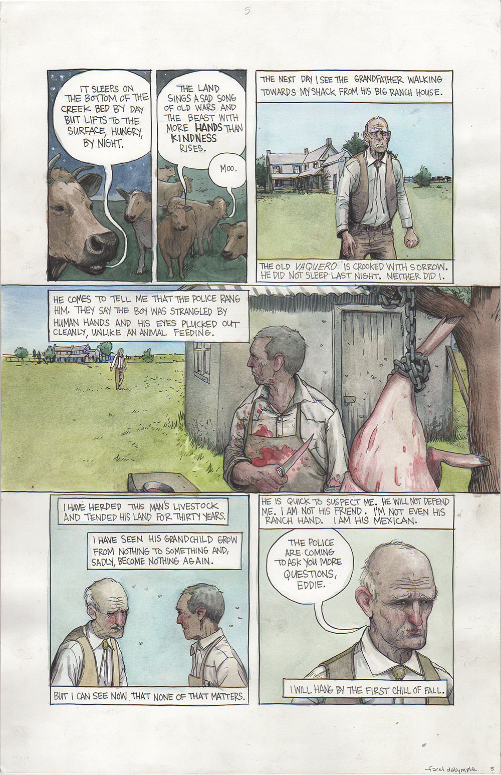 The Unexpected (Vertigo) - "The Land" - page 68
