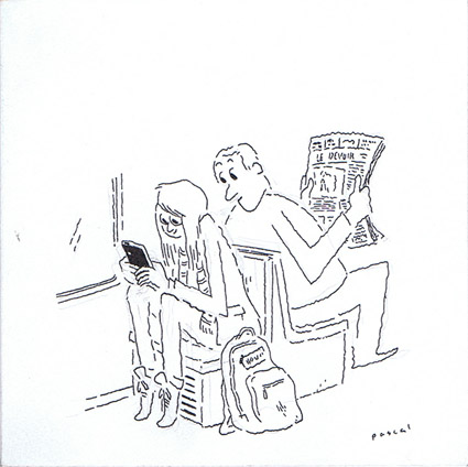 Illustration - Nosy Commuter