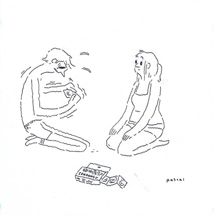 Illustration - Teens Fumbling with Condom