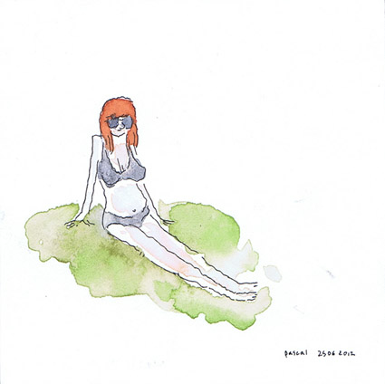 Illustration - Girls in Bikini